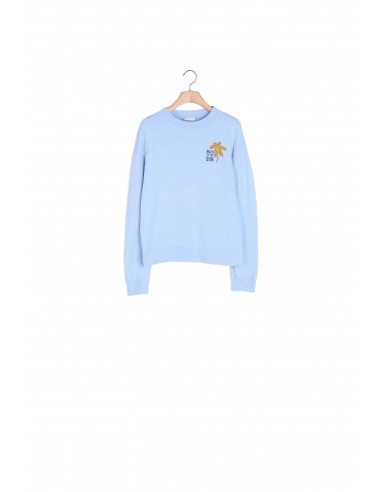 Sweat shirt avec broderie destockage