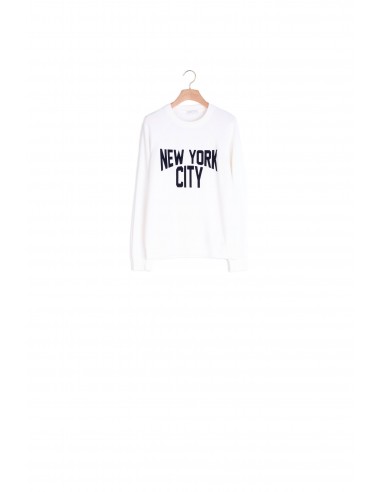 Sweat à patch New-York City solde